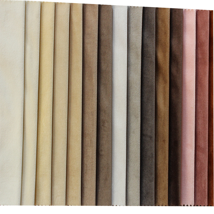 Home Textile Holland Velvet Furniture Fabric for Upholstery Sofa